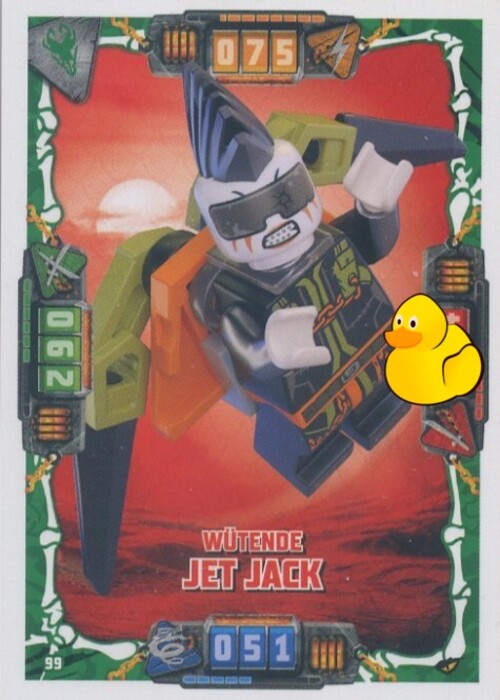 LEGO Ninjago Serie 4 | #099 Wütende Jet Jack 
