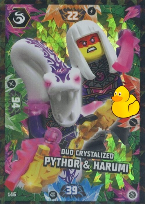LEGO Ninjago Serie 8 | #146 Duo Crystalized Pythor & Harumi