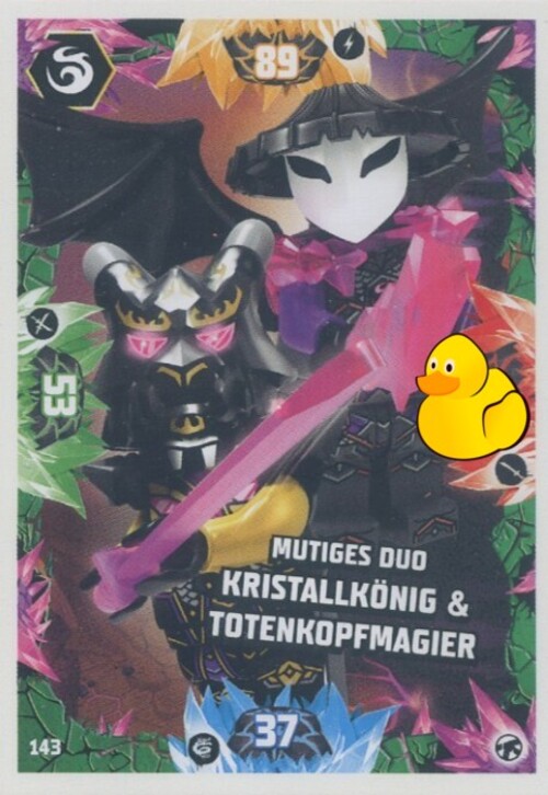 LEGO Ninjago Serie 8 Next Level | #143 Mutiges Duo Kristallkönig & Totenkopfmagier