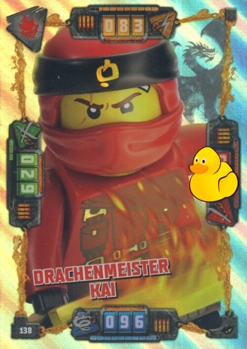 LEGO Ninjago Serie 4 | #138 Drachenmeister Kai