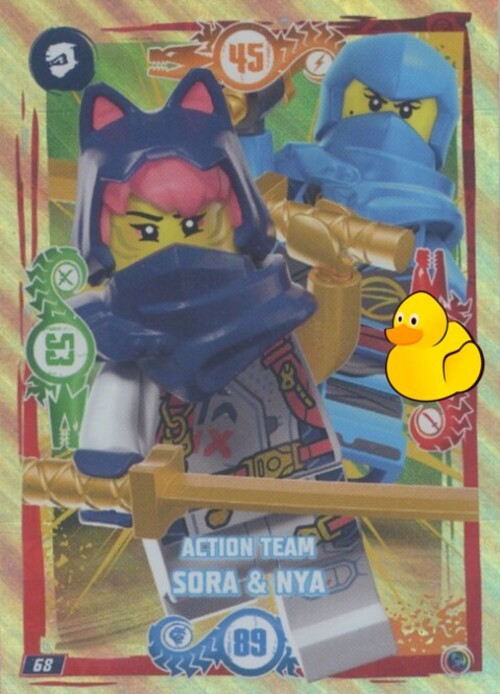 LEGO Ninjago Serie 9 | #068 Action Team Sora & Nya