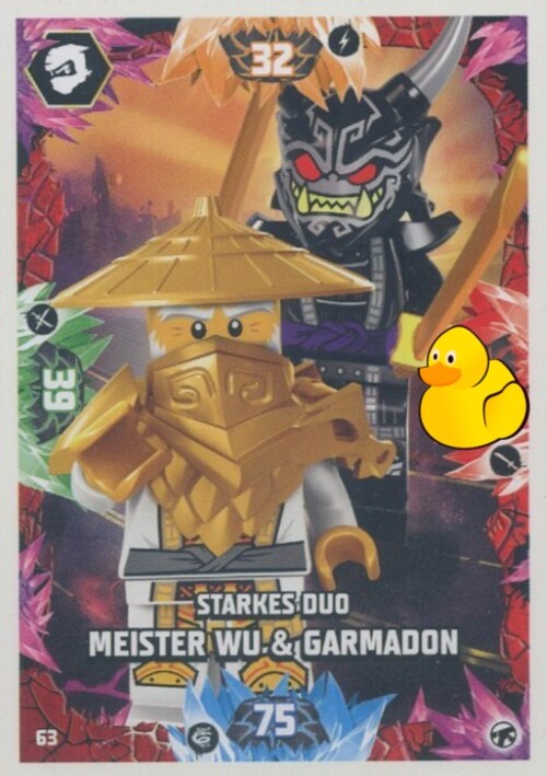 LEGO Ninjago Serie 8 Next Level | #063 Starkes Duo Meister Wu & Garmadon
