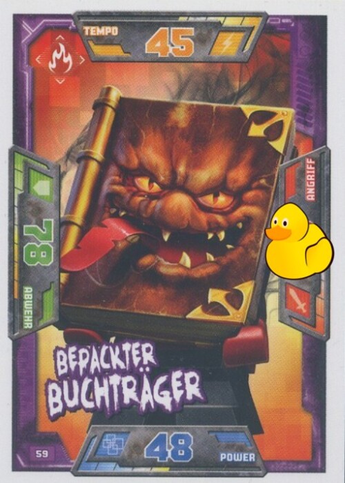 LEGO Nexo Knights Serie 1 | #059 Bepackter Buchträger
