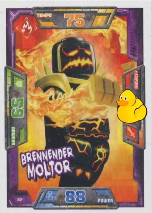 LEGO Nexo Knights Serie 1 | #082 Brennender Moltor