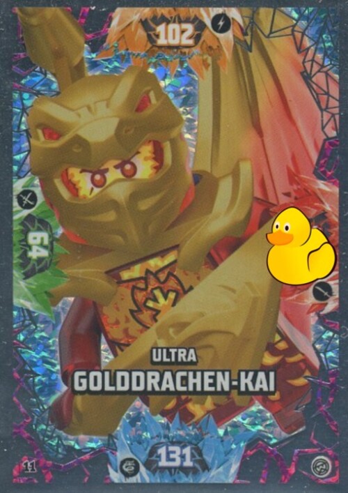 LEGO Ninjago Serie 8 | #011 Ultra Golddrachen-Kai