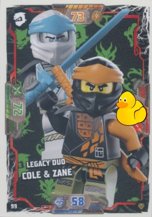 LEGO Ninjago Serie 9 Next Level  | #099 Legacy Duo Cole & Zane