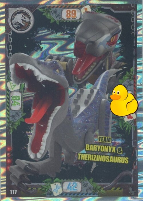 LEGO Jurassic World Serie 3 | #117 Team Baryonyx & Therizinosaurus