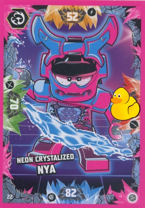 LEGO Ninjago Serie 8 | #022 Neon Crystalized Nya