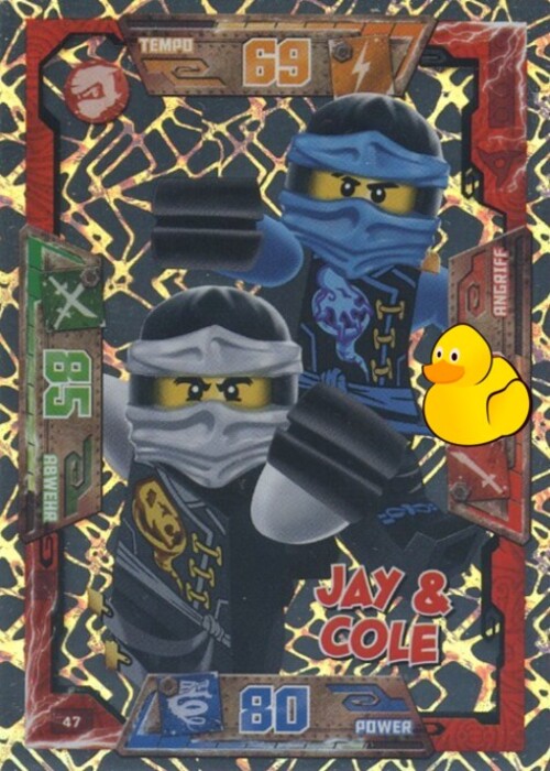 LEGO Ninjago Serie 1 | #047 Jay & Cole
