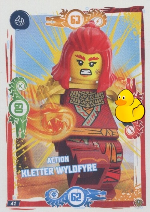 LEGO Ninjago Serie 9 Next Level  | #041 Action Kletter Wyldfyre