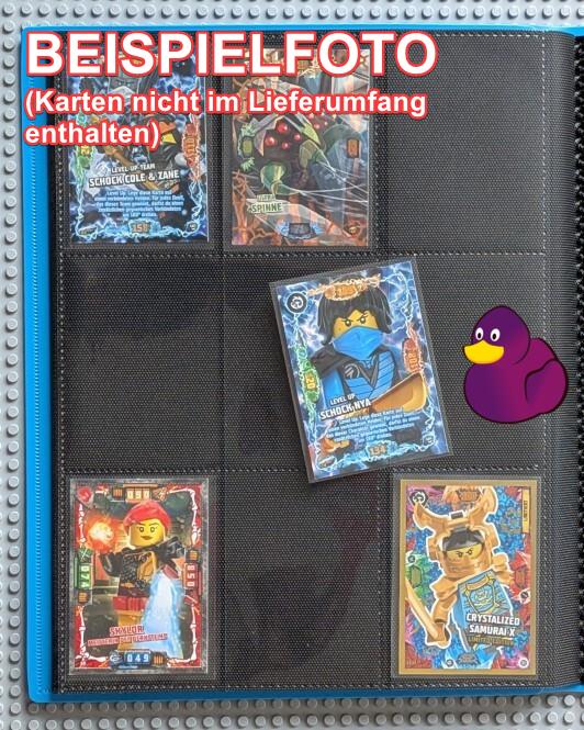 Basis-Sammelalbum mit Elastikband-Verschluss | Blau
