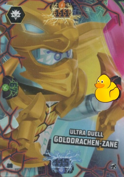 LEGO Ninjago Serie 8 Next Level | #028 Ultra Duell Golddrachen-Zane