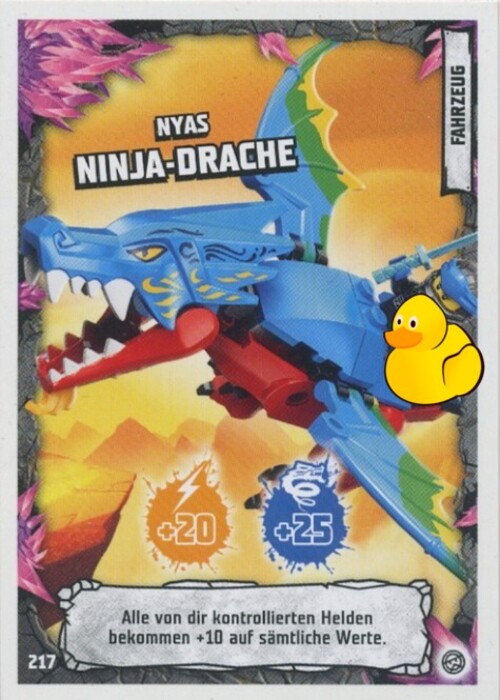 LEGO Ninjago Serie 8 | #217 Nyas Ninja-Drache
