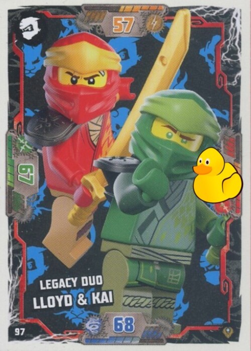LEGO Ninjago Serie 9 Next Level  | #097 Legacy Duo Lloyd & Kai
