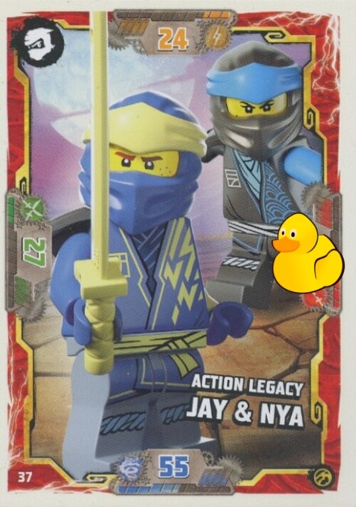 LEGO Ninjago Serie 7 | #037 Action Legacy Jay & Nya