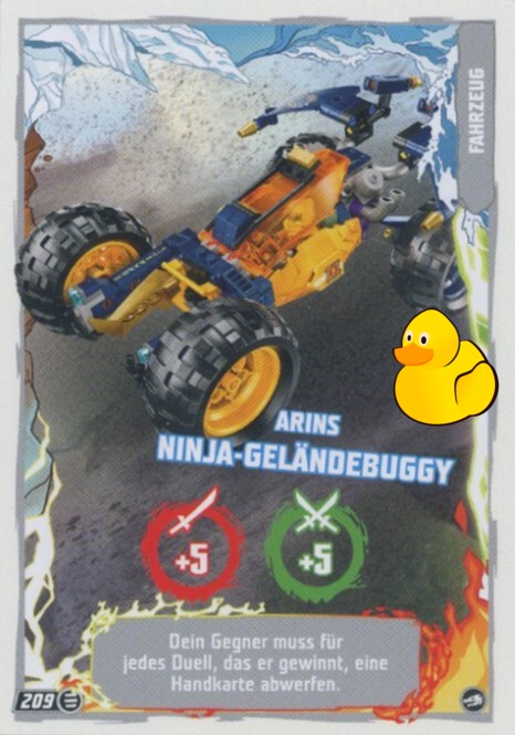 LEGO Ninjago Serie 10 | #209 Arins Ninja-Geländebuggy
