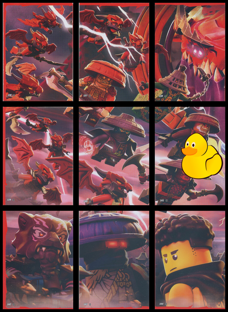 LEGO Ninjago Serie 11 Puzzle-Paket #1 (136 - 144)