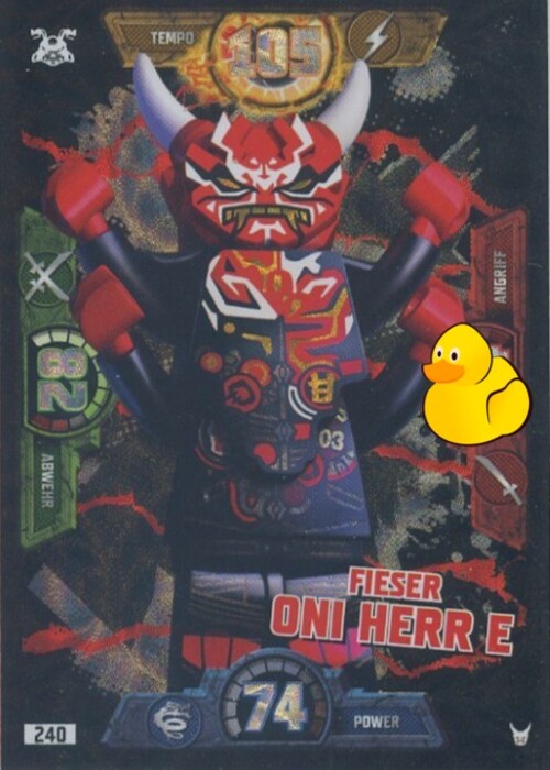 LEGO Ninjago Serie 3 | #240 Fieser Oni Herr E