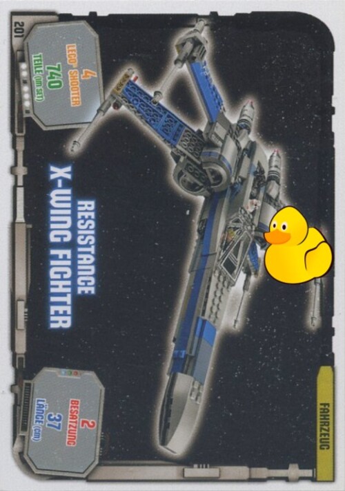 LEGO Star Wars TCC 2018 | #201 Resistance X-Wing Fighter 