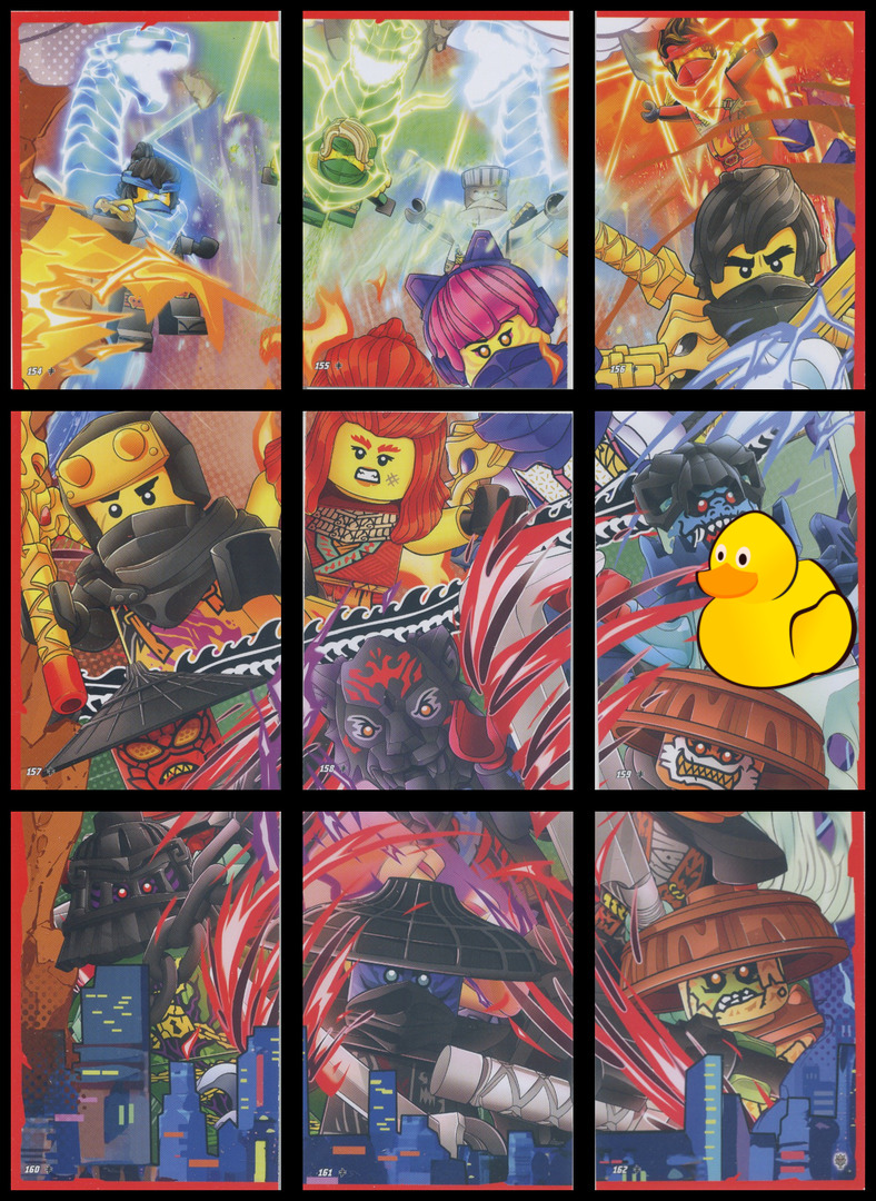 LEGO Ninjago Serie 11 Puzzle-Paket #3 (154 - 162)