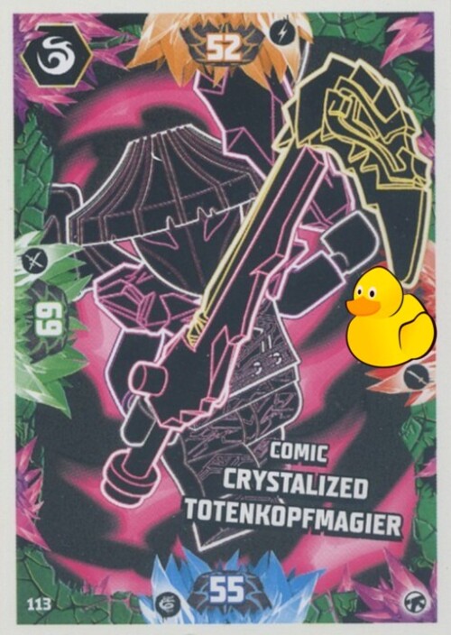 LEGO Ninjago Serie 8 Next Level | #113 Comic Crystalized Totenkopfmagier