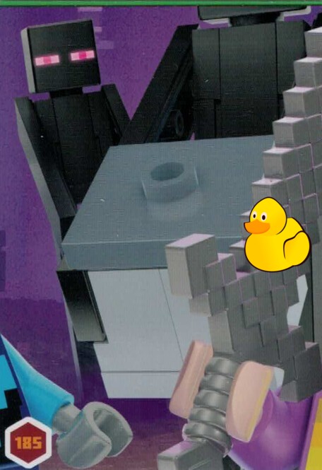 LEGO Minecraft Serie 3 | #185 Puzzlekarte Das Ende 5