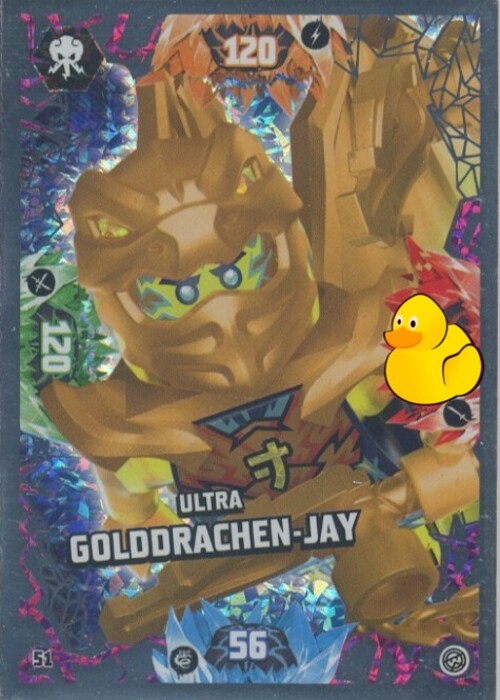 LEGO Ninjago Serie 8 | #051 Ultra Golddrachen-Jay
