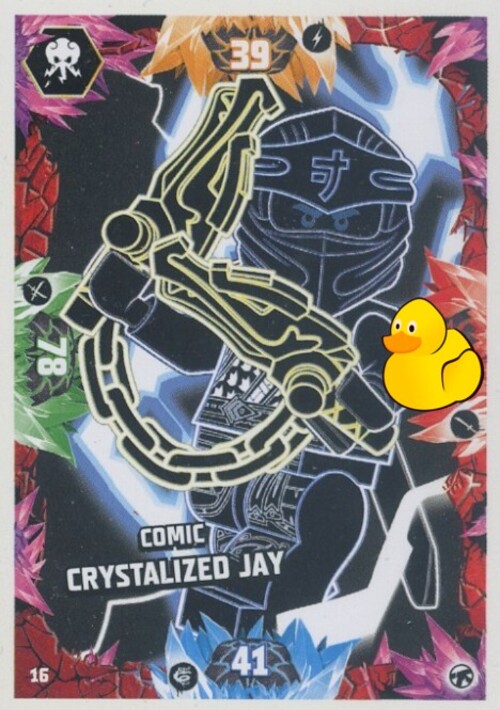 LEGO Ninjago Serie 8 Next Level | #016 Comic Crystalized Jay