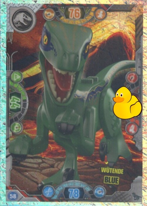 LEGO Jurassic World Serie 2 | #058 (Twin) Wütende Blue