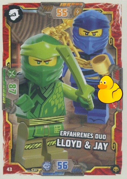 LEGO Ninjago Serie 7 Next Level | #043 Erfahrenes Duo Lloyd & Jay