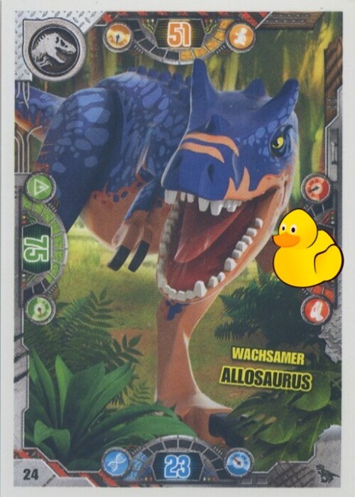 LEGO Jurassic World Serie 2 | #024 Wachsamer Allosaurus
