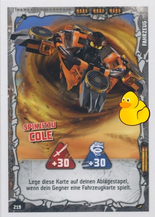 LEGO Ninjago Serie 4 | #219 Spinjitzu Cole 