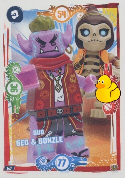 LEGO Ninjago Serie 9 Next Level  | #060 Duo Geo & Bonzle