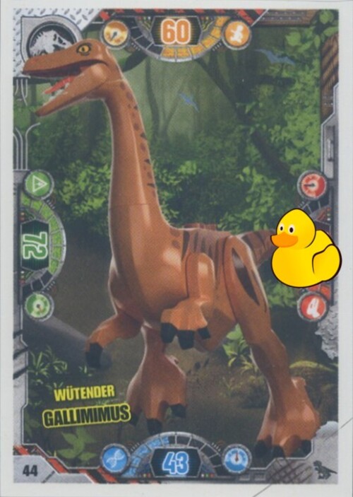 LEGO Jurassic World Serie 2 | #044 Wütender Gallimimus