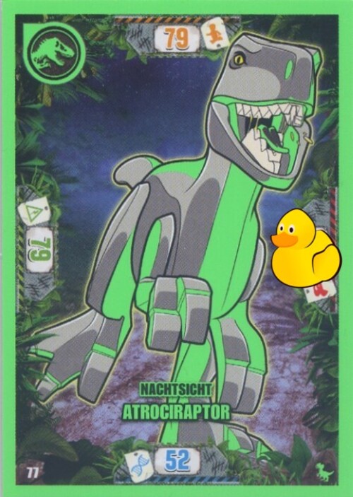 LEGO Jurassic World Serie 3 | #077 Nachtsicht Atrociraptor