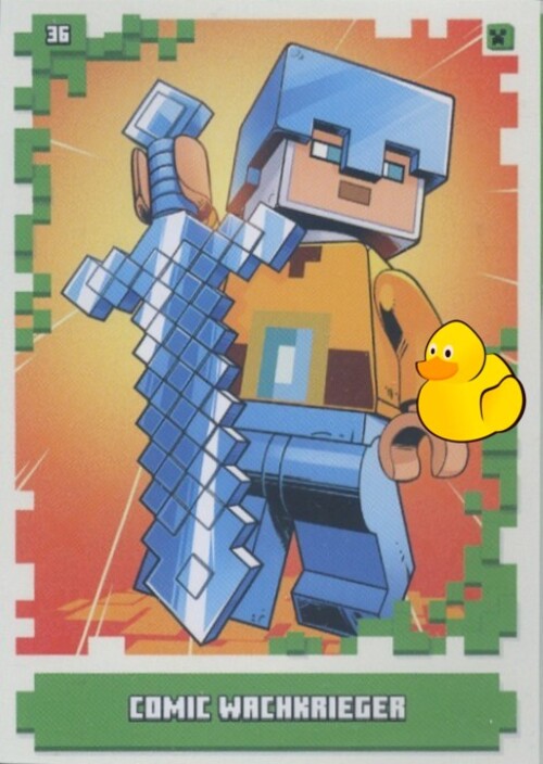 LEGO Minecraft Serie 1 | #036 Comic Wachkrieger