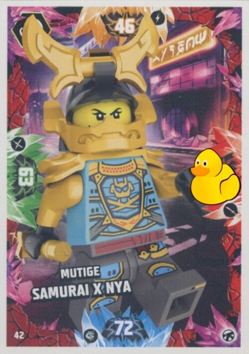 LEGO Ninjago Serie 8 Next Level | #042 Mutige Samurai X Nya