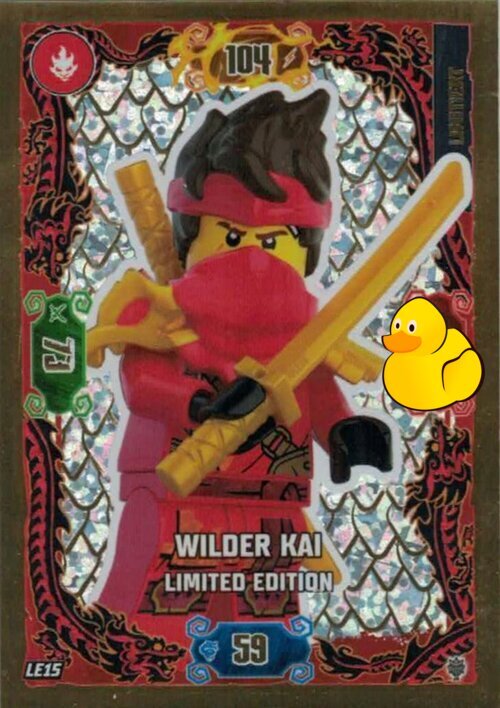 LEGO Ninjago Serie 11 | #LE015 Wilder Kai Limited Edition