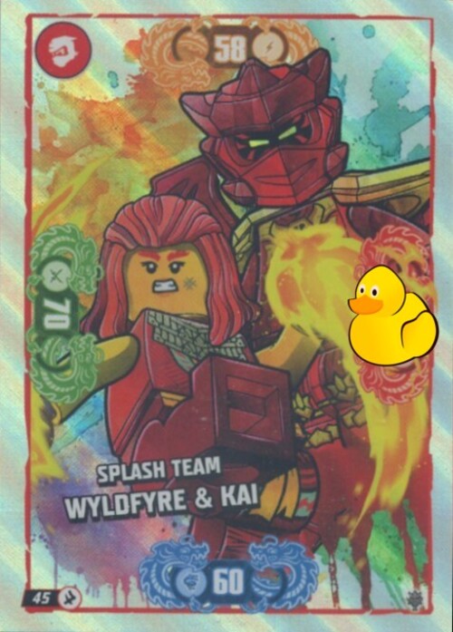 LEGO Ninjago Serie 11 | #045 Splash Team Wyldfyre & Kai