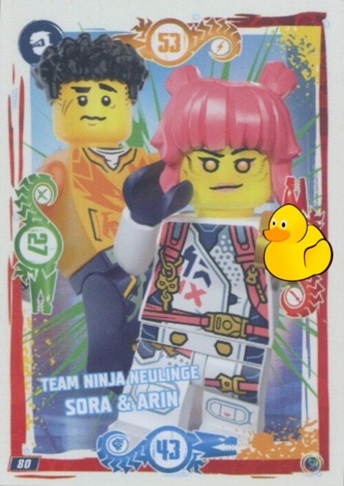 LEGO Ninjago Serie 9 | #080 Ninja Neulinge Sora & Arin