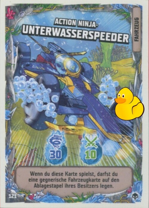 LEGO Ninjago Serie 7 Next Level | #121 Action Ninja-Unterwasserspeeder