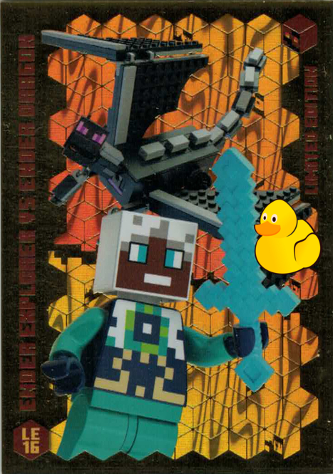LEGO Minecraft Serie 3 | #LE016 Ender Explorer vs Ender Dragon
