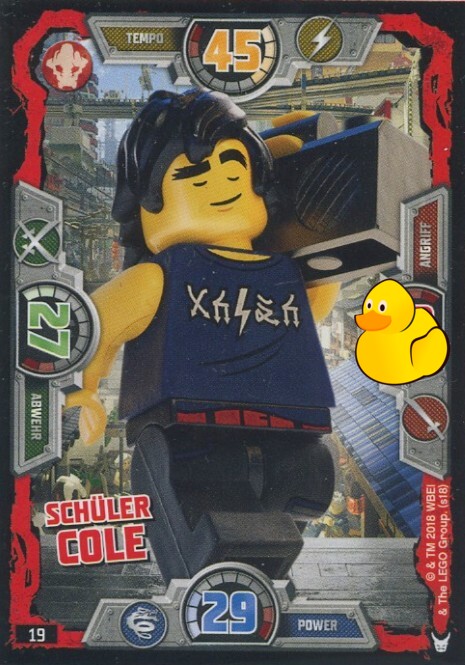 LEGO Ninjago Serie 3 | #019 Schüler Cole 