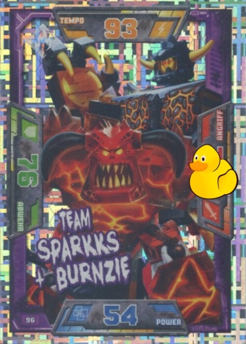 LEGO Nexo Knights Serie 1 | #096 Team Sparkks + Burnzie