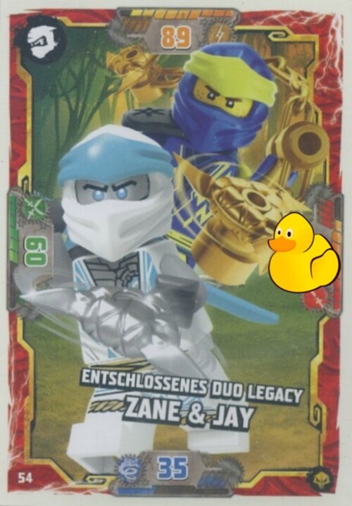 LEGO Ninjago Serie 7 Next Level | #054 Entschlossenes Duo Legacy Zane & Jay