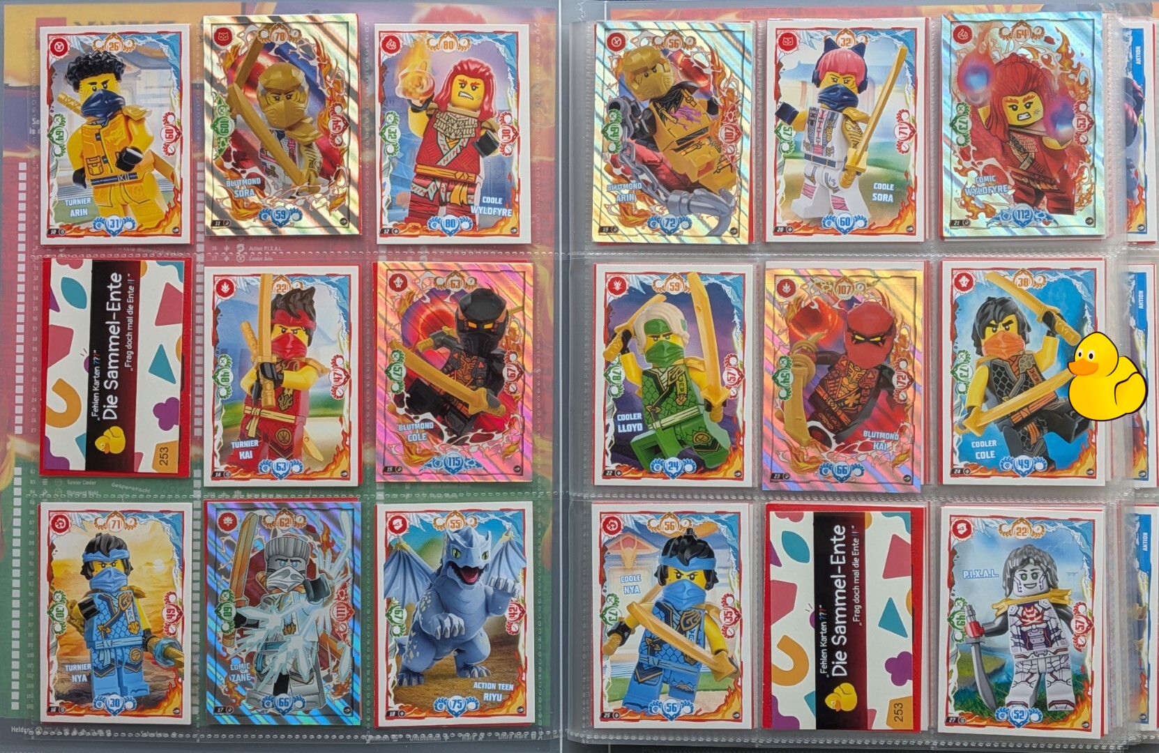 Ninjago Serie 10 Sammelalbum mit allen Basiskarten (257 / 310)