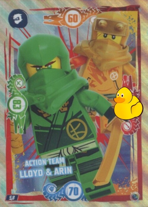 LEGO Ninjago Serie 9 | #058 Action Team Lloyd & Arin