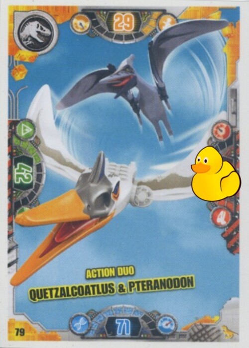 LEGO Jurassic World Serie 2 | #079 Action Duo Quetzalcoatlus & Pteranodon