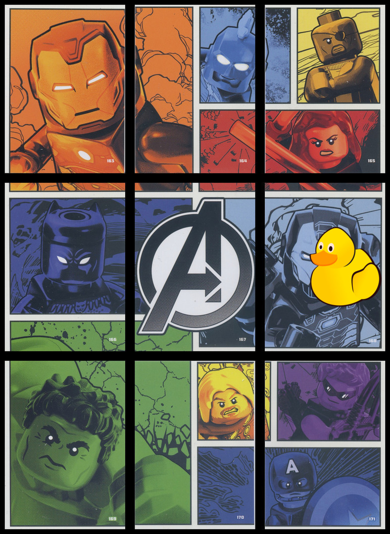 LEGO Avengers Serie 1 Puzzle-Paket #2 (163 - 171)