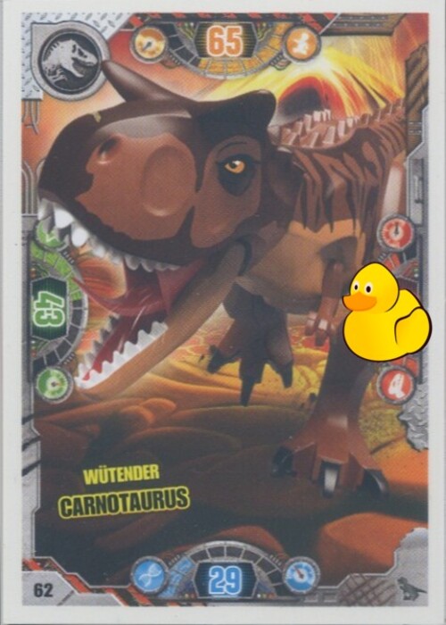 LEGO Jurassic World Serie 2 | #062 Wütender Carnotaurus